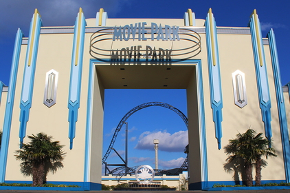 Foto: Tor vom Movie Park