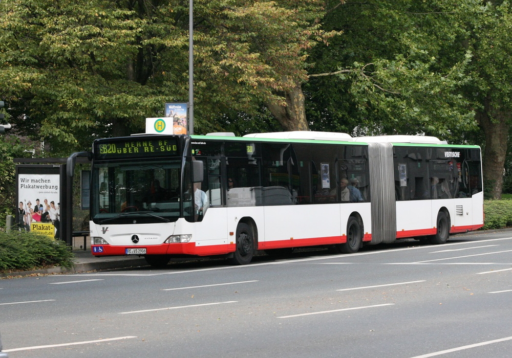 Foto der Vestischen Linie SB20 an einer Haltestelle